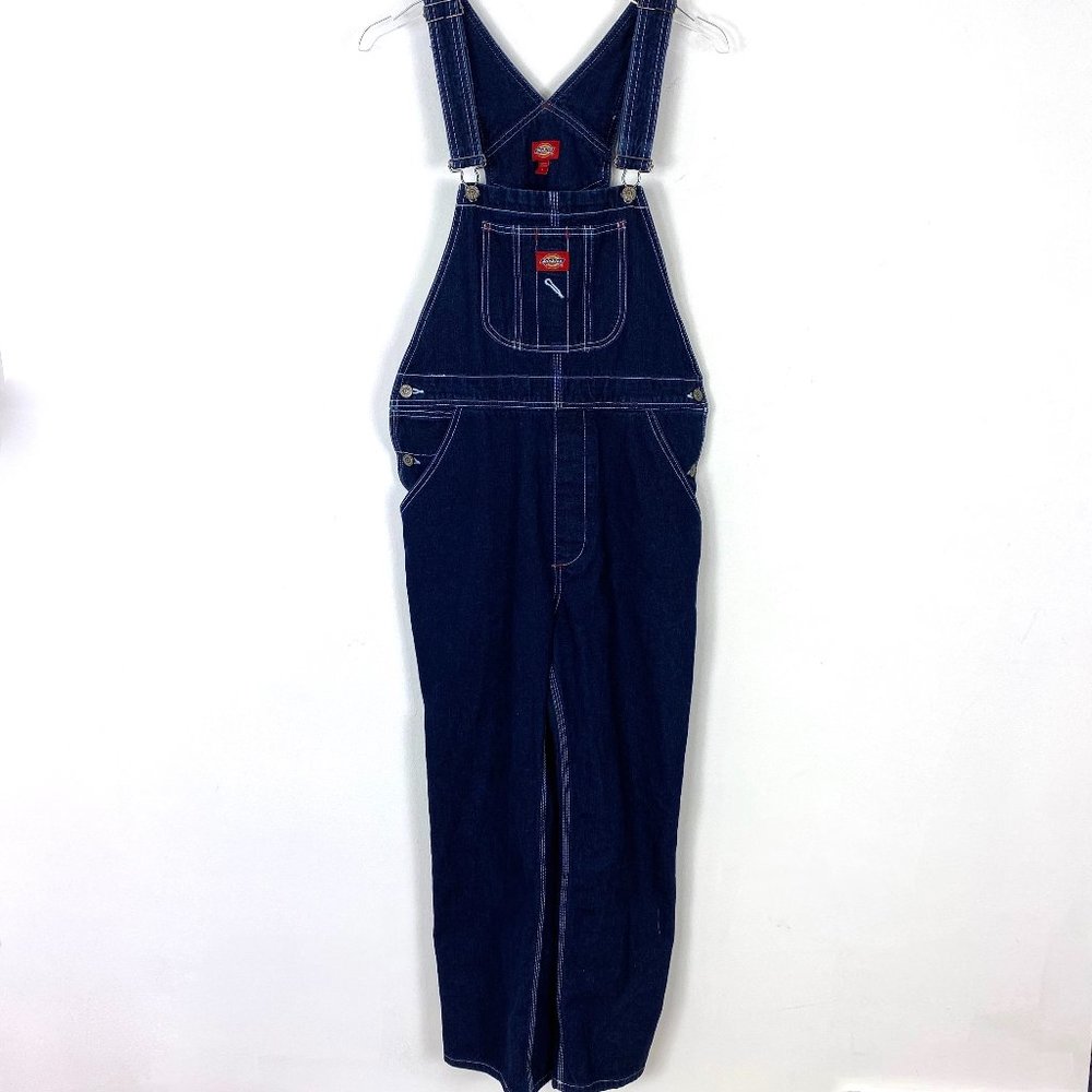 Dickies Dark Denim Overalls Size L